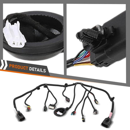 G-PLUS Front Radiator Support Fan Wiring Harness Compatible with Tesla Model 3 2021-2023 2567961-00-B Direct Replacement, No Modification Black