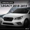 G-PLUS Front Bumper Grille Assembly Compatible with Subaru Legacy 2018-2019, With black molding 91121AL21A, SU1200179