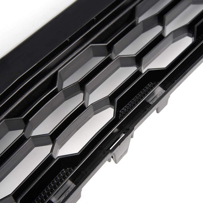 Front Lower Bumper Grill Replacement for Ford Mustang GT 5.0L 2015-2017 Mesh Hood Grille Replacement Black Without Emblem Upgrade