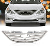 G-PLUS Front Grille Assembly, Compatible with Hyundai Sonata 2011 2012 2013 Chrome ABS Plastic Grill HY1200154, 863503S100
