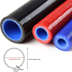 G-PLUS Silicone Radiator Hose Kit for Honda Integra Type R B20A Black Side View