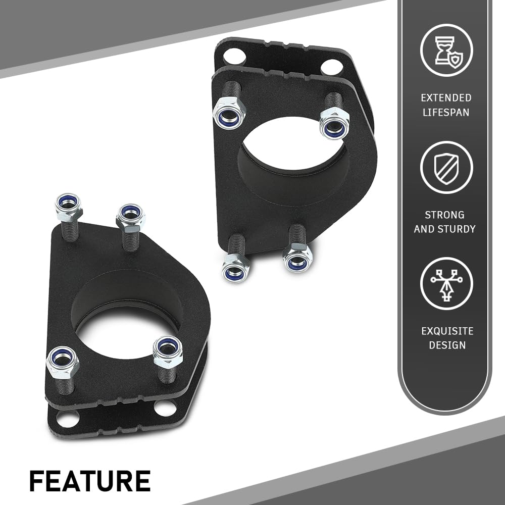 G-PLUS Front Suspension 2.5" Leveling Lift Kit Compatible with Jeep Liberty KJ KK 2002-2012,Fit Compatible with Dodge Nitro 2007-2012