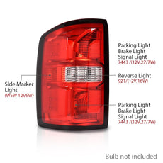 G-PLUS Tail Light Assembly for GMC Sierra 1500 2014-2018 GMC Sierra 2500 HD 3500 HD 2015-2019 Left Product Image