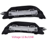G-PLUS LED DRL Fog Lights Compatible With 2011-2013 Toyota W204 C-Class Daytime Running Light Fog Lamp Driver & Passenger Pair