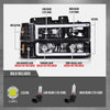 G-PLUS LED Headlights Fit GMC C1500 K1500 Yukon 1994-1999 / Fit GMC C2500 C3500 K2500 K3500 1994-2000 Clear Lens Black Housing Amber Reflector Headlamps,faros delanteros Assembly