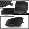 G-PLUS Fog Light Covers Set Driver and Passenger Side Compatible with Toyota Yaris Base 2012,Fit Toyota Yaris Base Sedan 2007-2011,Fit Toyota Yaris S 2007,Fit Toyota Yaris S Sedan 2008-2009