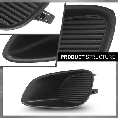 G-PLUS Fog Light Covers Set Driver and Passenger Side Compatible with Toyota Yaris Base 2012,Fit Toyota Yaris Base Sedan 2007-2011,Fit Toyota Yaris S 2007,Fit Toyota Yaris S Sedan 2008-2009