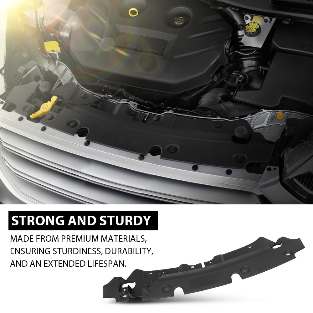G-PLUS Upper Radiator Support Cover, Compatible with Ford Escape 2019/ SEL 2018, Fit Ford Escape (submodel: S, SE, Titanium) 2017-2018, GJ5Z16A238A, FO1224126