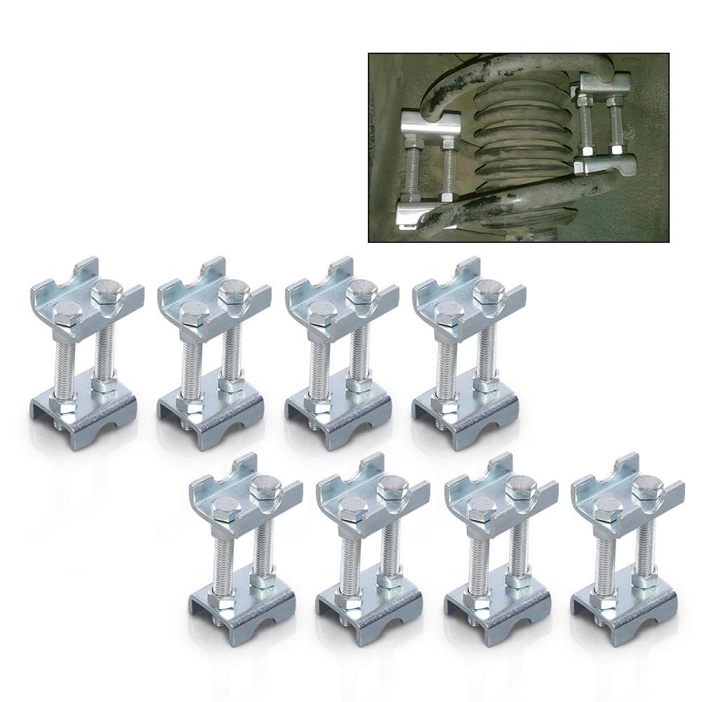 G-PLUS 8pcs Mini Coil Spring Compressor Adjustable Struts Shocks Adjuster Tools
