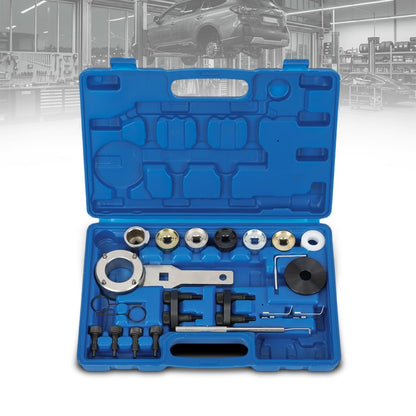 G-PLUS Camshaft Crankshaft Engine Timing Tool Kit Compatible with Audi VW VAG 2006-2018 Silver