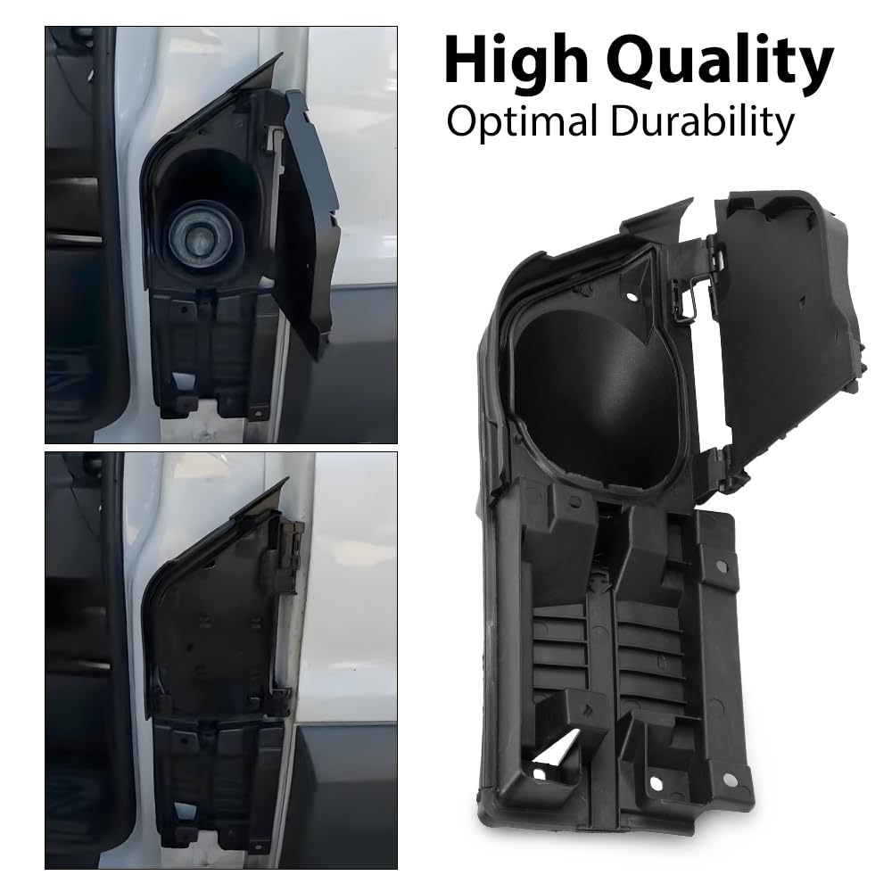 G-PLUS Fuel GAS Filler Door Housing Pocket w/Hinge Compatible with 2015-2023 Ford Transit 150 250 350 350HD Van with Gasoline Engine CK4Z-5427936-A CK4Z-5427936-F CK4Z-5427936-J
