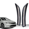 G-PLUS Side Marker Light Compatible with Chrysler 200 2015 2016 2017 68206450AA 68206449AA CH2551131 CH2550131 Front Left and Right Side Markers Corner Lamp Parking Light Cornerlight Smoked