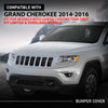 G-PLUS Front Lower Bumper Cover Fascia Compatible with Jeep Grand Cherokee 2014 2015 2016, Fit Models with Lower Chrome Trim Only, Fit Limited & Overland Models, CH1015114, 68143076AC, Black