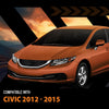 G-PLUS Window Visor Rain Guards Compatible with Honda Civic Sedan 2012-2015 4 PCS Smoky