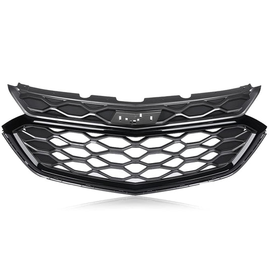 G-PLUS Front Bumper Upper Grill Compatible with 2018-2020 Chevy Equinox Automotive Front Bumper Grille Trim Replacement