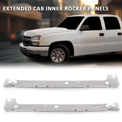 G-PLUS Inner Rocker Panels Compatible with Chevy Silverado 1500 2500 2500HD 3500 4 Door Extended Cab 2000-2006,Compatible with GMC Sierra 1500 2500 2500HD 3500 4 Door Extended Cab 2000-2006