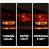 G-PLUS Rear Left Tail Light Assembly Compatible with Chevy Malibu LT/LS/Eco 2013 2014 2015, Fit 2016 Malibu Limited Rear Brake Lamp Luces Traseras, 23294318 GM2804110, Red Lens