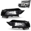G-PLUS Fog Light Lamp Left Driver & Right Passenger Pair Compatible with Audi A3/ A3 Quattro 2015-2016 AU2592120, AU2593120, 8V0941699E, 8V0941699B, 8V0941700E, 8V0941700B 2PCS Black