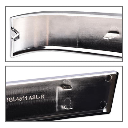G-PLUS Chrome Grille Molding Trim Compatible With Chevy Silverado 1500 Classic HD 2500 3500 2003-2007 LH & RH Grill Trims Set 10397972, GM1213105, 10397973, GM1212105