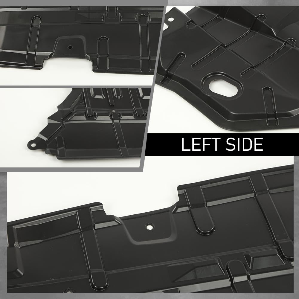 G-PLUS Front Engine Splash Shield Under Cover Compatible with 2012-2014 Camry Front Center Under Cap Left & Right Side Replacement