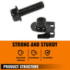G-PLUS 8PCS Black Front Shock Lower A Arm Mounting Bolts & Special U Nuts Hardware 8pcs Compatible with 1955-2007 GM