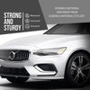 G-PLUS Front Bumper LH+RH Trim Fog Light Molding Compatible with Volvo S60 V60 2019 2020 2021 2022 31455511, 31455512 Silver