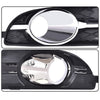 G-PLUS Front Bumper Fog Lights + Cover Trim Compatible with Buick LaCrosse 2010 2011 2012 2013 Driver & Passenger Side Fog Lamps Clear lens RW1345