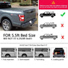 G-PLUS Four Fold Retractable Soft Quad Fold Tonneau Cover Compatible with Ford F150 2004-2008 (Excl. 2004 Heritage)/Compatible with Lincoln Mark LT 2005-2008 | Styleside 5.5' 5.5ft Bed