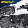 G-PLUS LED DRL Headlights, Compatible with 2016 2017 2018 Nissan Altima Left Bumper Headlamp, Clear Lens Black Housing Amber Reflector Bumper Headlamps