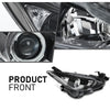 G-PLUS Headlights Assembly Front Headlamps Projector Compatible with Mazda 3 2014-2016 BPW1510K0 BPW9510K0A Clear Lens Black Housing Clear Reflector,faros delanteros