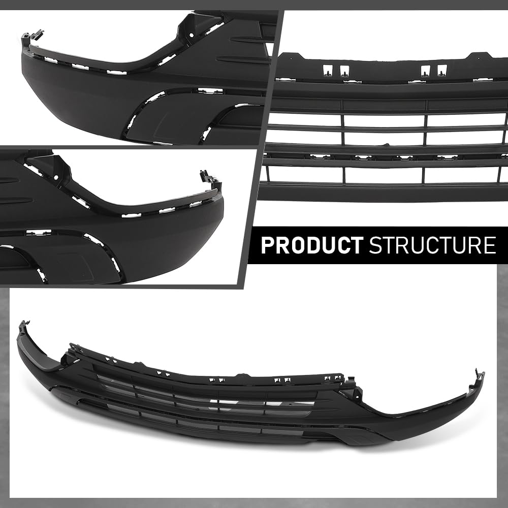 G-PLUS Front Lower Bumper Grill Compatible with Buick Encore GX 2020 2021 2022 2023, 42592136, Black