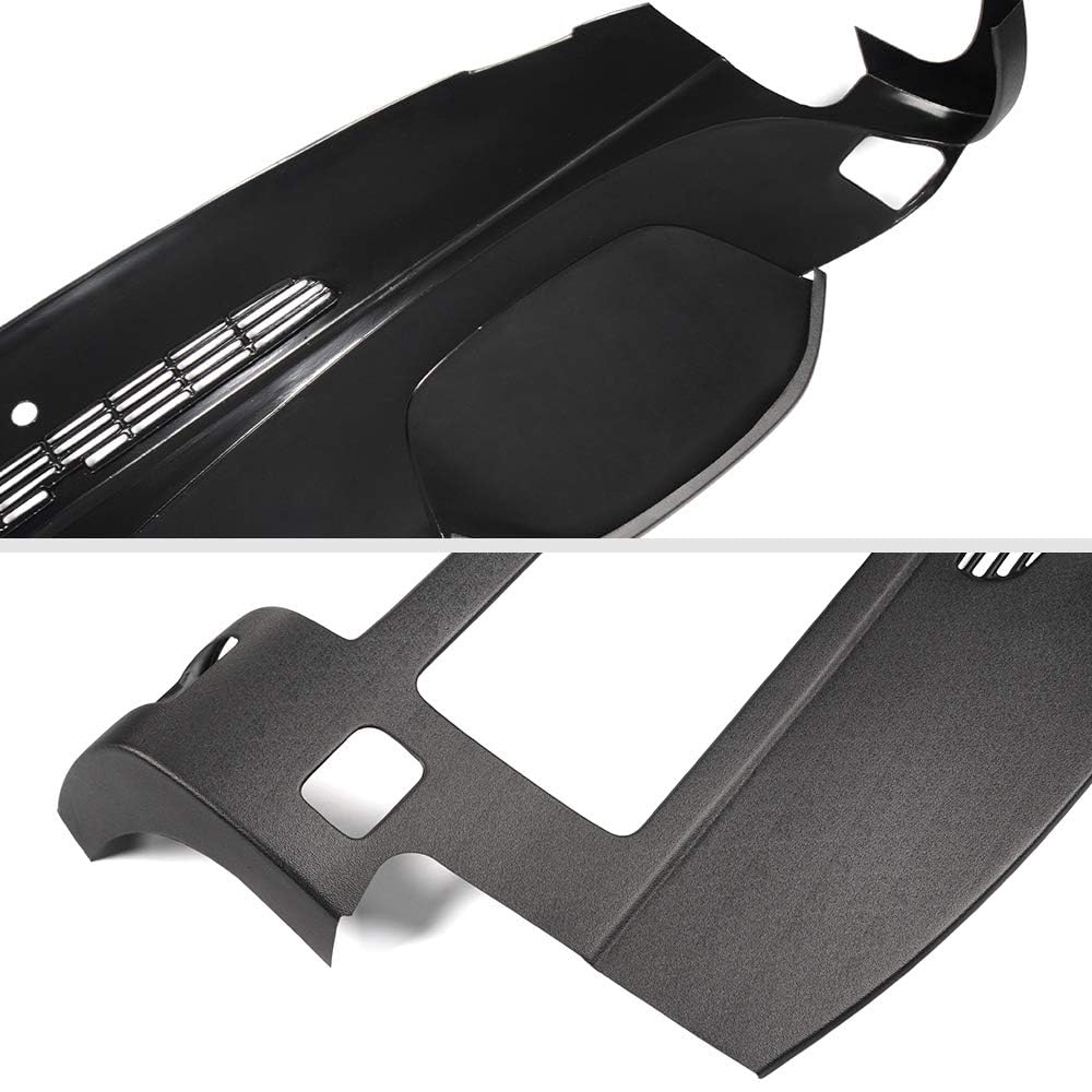 G-PLUS TPE Dash Cover Compatible with Chevy Silverado (LS, LT, WT, Base)/ GMC Sierra (SL, SLE, WT, Base) 2007-2013 Black