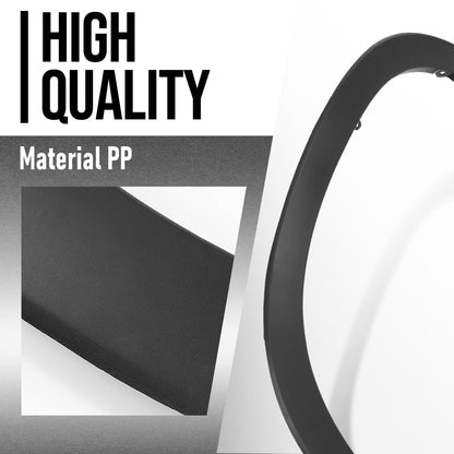 G-PLUS Front Left Fender Flare Compatible with Toyota Highlander 2014 2015 2016 2017 2018 2019 TO1290105, 750860E030, 750860E010, Black