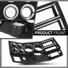 G-PLUS Dash Bezel Compatible with 1984-1987 Chevy GMC Truck Instrument Cluster Bezel w/Air Conditioning & Lower Column Cover (w/o Wiper Switch Hole) Replace for 14057869