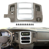 G-PLUS Center Dash Trim Bezel Radio Surround Panel Compatible with Dodge Ram 1500 2002-2005/Fits Dodge Ram 2500 3500 2003-2005 Beige