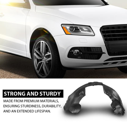 G-PLUS Front Right Fender Liner Inner Assembly, Compatible with Audi Q5 2009-2017/ SQ5 2014-2017, Passenger Side, 8R0821172F, 8R0821172K
