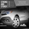 G-PLUS Front Inner Fender Liner LH+RH Fit Buick Encore Sport Touring 2016, Fit Buick Encore (submodel: Base, Convenience, Leather, Premium) 2013-2016 42454596, 95422561 Black