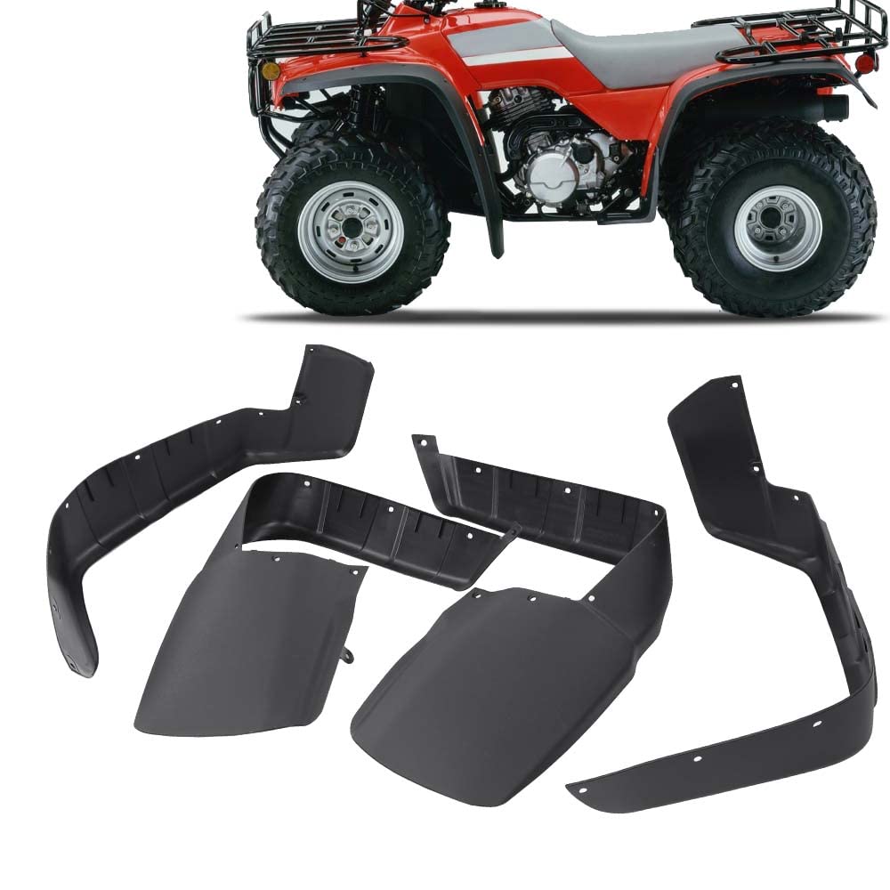 G-PLUS Mud Guards Mud Flaps Kit 4 PCS Compatible with Honda FourTrax 300 TRX300 TRX300FW 1996 1997 1998 1999 2000