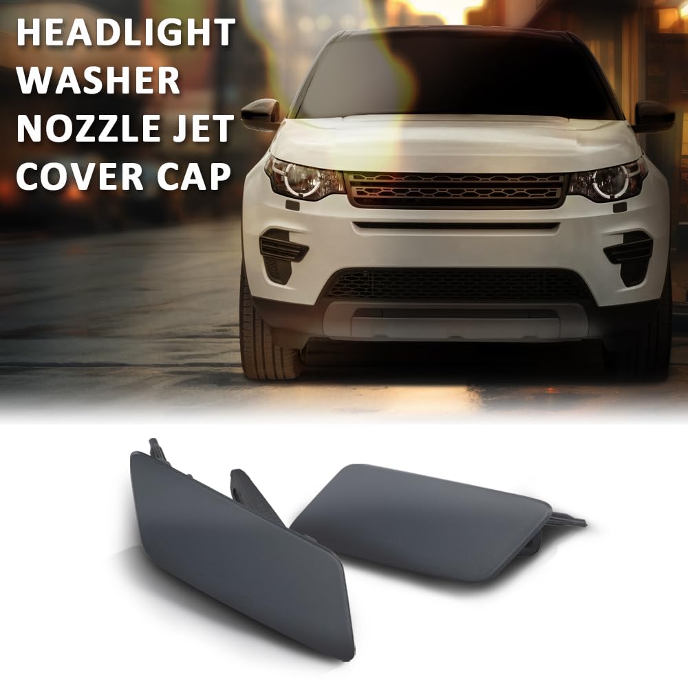 G-PLUS Headlight Washer Nozzle Jet Cover Cap Compatible with Discovery Sport 2015-2019