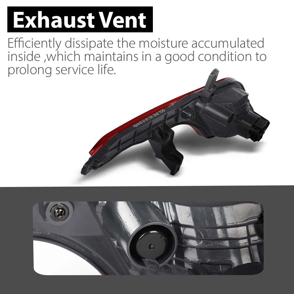 G-PLUS Rear Left Back Up Light, Compatible with Kia Sorento 2021-2023, Driver Side, 92405P2000, KI2892104, 92405-P2000