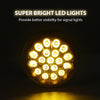 G-PLUS Yellow Lens Warm White LED Watermelon Marker Turn Signal Light w/Base universal