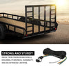 G-PLUS 25 FT 4 Pin 5 Wire Flat Trailer Wiring Harness Kit Copper Wire Wishbone Style Fit for Boat ATV Trailer Tail Light