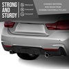 G-PLUS Rear Diffuser Compatible with BMW F32 4-Series 2 Door Coupe 2014 2015 2016 2017 2018 2019 2020 with M Sport Bumper Only Rear Diffuser Lip Glossy Black