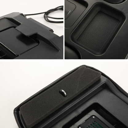 G-PLUS Center Console Lid Repair Kit Arm Rest Latch W/Charging Compatible with GMC Sierra/Yukon/Chevy Silverado/Suburban 1999-2007