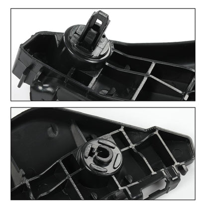 G-PLUS Pair Front Bumper Retainer Bracket Compatible with Toyota Yaris Hatchback 2013 2014 2015 2016 525360D130, 525350D130 Black Smooth Finish
