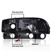 G-PLUS LED DRL Headlights Assembly, Compatible with 1999-2007 GMC Sierra 1500/2001-2007 GMC Sierra 1500 HD Bumper Headlamps, Smoky Lens Black Housing Amber Reflector,faros delanteros