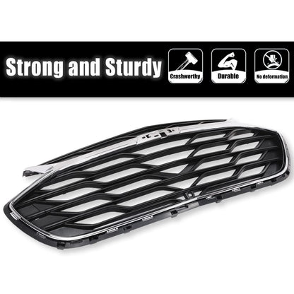 G-PLUS Front Bumper Lower Bottom Mesh Grill Compatible With 2016-2018 Chevy Cruze Without RS Package 84212683 84095939 Front Grill Mesh Trims