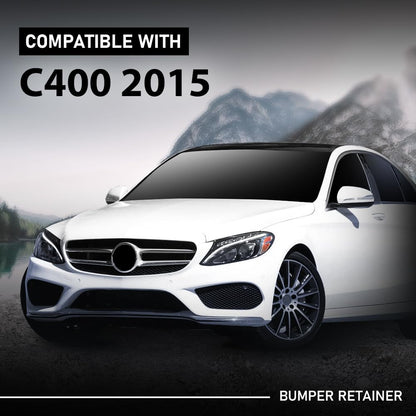G-PLUS Bumper Retainer Front Compatible with Benz C300 4Matic Base 2017-2019, Fit C400 4Matic 2015,Fit Benz C43 C63 AMG 2017-2021 2058851165