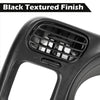G-PLUS Dash Radio Trim Bezel Cover Single Din Compatible with 1998-2004 Chevy Blazer S10/GMC Jimmy Sonoma Dashboard Radio Panel (Black ABS Plastic)