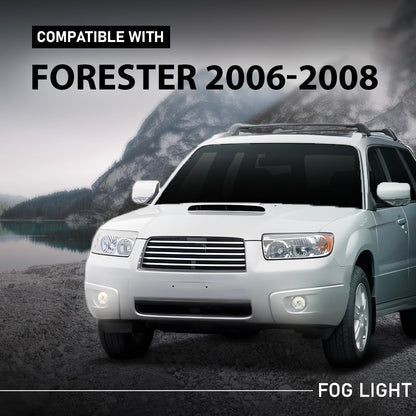 G-PLUS Left Front Fog Light Assembly Driving Lamp Compatible with Subaru Forester 2006-2008 84501SA190